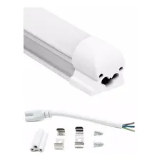 Lampada Led Tubular T8 60cm 6000k Calha Acoplada Completa Foto mini 1