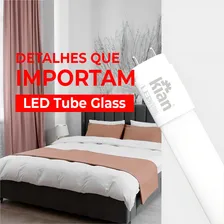 Lampada Led Tubular T8 9w (60cm) Bivolt 6500k Luz Fria Kit 6 Cor Da Luz Branco-frio Foto mini 4