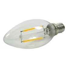 Lampada Led Vela Filamento Lustre E14 2w 2700k 220v - Opus Foto  mini 1
