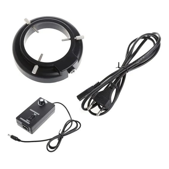 Lampada Para Microscopio 60 Led 6500k Anel Ajustável Top Cor 60 Leds 127/220v Foto 1