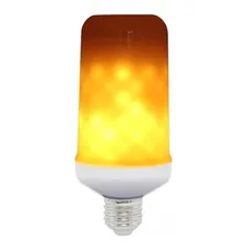 Lampada Tipo Fogo Labareda Chama 5w Led 3 Modos Decorativa Cor da luz Amarela Foto mini 4
