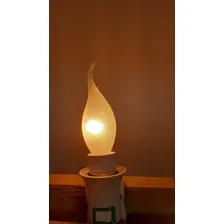 Lampada Tipo Vela Bico Torto 130v 40w E14 Fosca Foto mini  2
