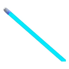 Lâmpada Tubo Led T8 9w 60cm Colorida Azul Foto  mini 1