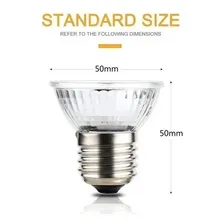 Lâmpada Uva Uvb 50w 110v Aquecimento Repteis Tartarugas 110v - 120v Foto mini 4