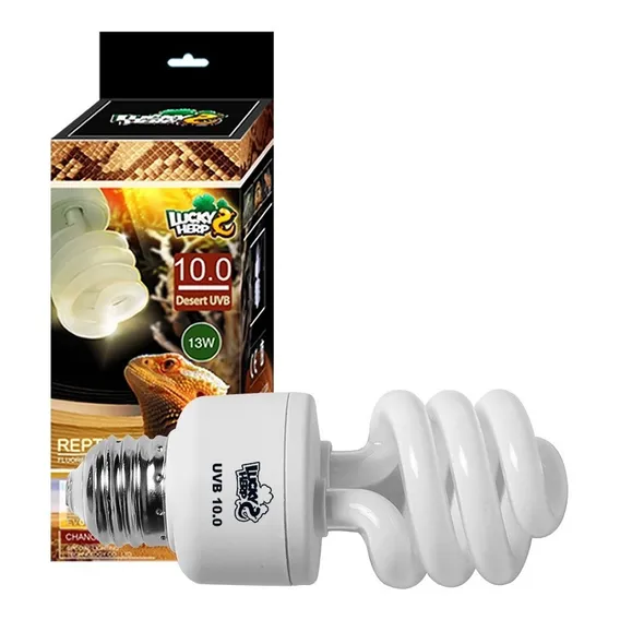 Lampada Uva/uvb 10.0 13w Para Répteis Desérticos (110v) 110v - 120v Foto 1