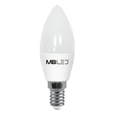 Lampada Vela Led 4w Pra Lustre Quente Frio E14 Kit 6 Pçs Cor Da Luz Branco-quente Foto mini 2