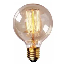 Lâmpada Vintage - Filamento De Carbono G80 - 60w E27 Cor da luz 2200k Foto  mini 1