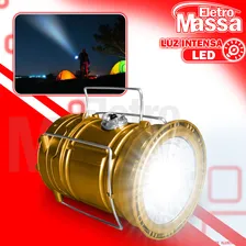 Lampião Solar Lanterna Vintage Recarregável Retro Led Camping Lamparina Pesca Kit Com 10 Foto mini 4