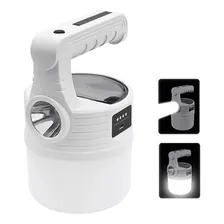 Lampião Luminária Carregador Solar Camping Usb Led Lanterna Foto mini 1