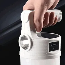 Lampião Luminária Carregador Solar Camping Usb Led Lanterna Foto mini 4