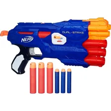 Lançador De Dardos Nerf Dual Strike Nstrike Elite Hasbro Foto mini 1