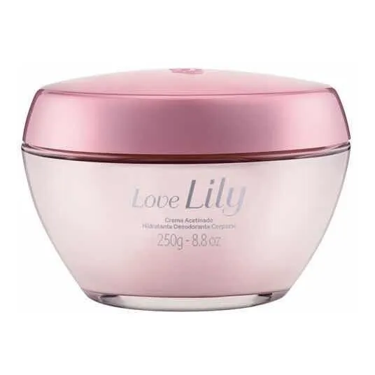 Lançamento Love Lily Creme Acetinado O Boticário Tipo de embalagem Pote Fragrância love lily Tipos de pele Seca Foto 1