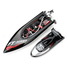 Lancha Barco De Controle Remoto 3 Canais Serie Ft012 Hobbie Foto mini  3