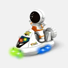 Lancha Espacial Mini Astronauta Brinquedo Com Luz E Som Foto mini 1