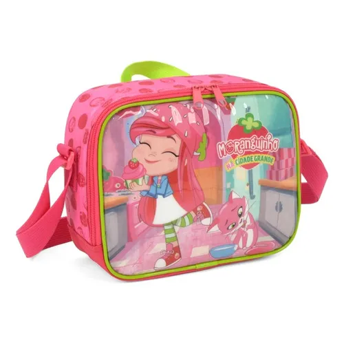 Lancheira Infantil Moranguinho Cor Pink Foto 1