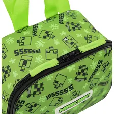 Lancheira Minecraft Creper Infantil M Sestini Foto mini  3