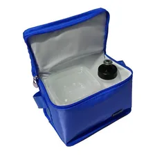 Lancheira Térmica Pequena Infantil Menino 2 Potes E Squeeze Cor Azul Royal Foto mini 4