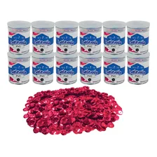 Lantejoula Metalizada Pink 10mm. Pote 2g Foto mini 1