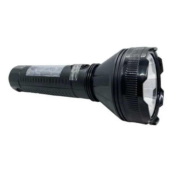Lanterna 5w Super Led Recarregável Solar Potente Holofote Cor da lanterna Branco Foto 1