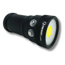 Lanterna 7000 Lms Mergulho Profissional Filmagem Fun Dive Lanterna Preto Luz Branco Foto mini 1