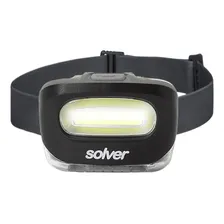 Lanterna Cabeça Led Cob 3w 140lumens A Pilha Solver Slp-10 Lanterna Preto Luz Branco Foto mini 1
