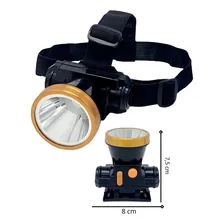 Lanterna Cabeça Potente Led Recarregável Pesca Bike Ciclismo Foto mini 4