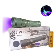 Lanterna Caça Escorpião Led Uv Cor da lanterna Verde Cor da luz Violeta Foto mini 1