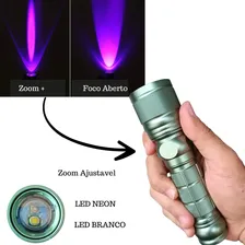 Lanterna Caça Escorpião Led Uv Cor da lanterna Verde Cor da luz Violeta Foto mini 2