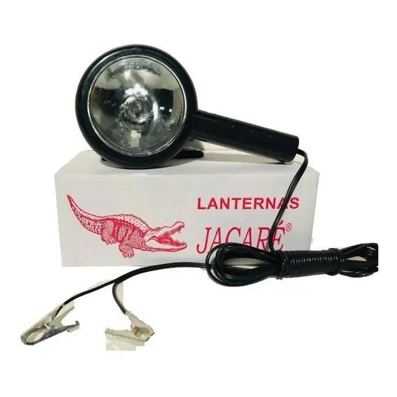 Lanterna Cilibrim Jacaré Com Garra Iodo 12v Farolete Silibim Foto 1