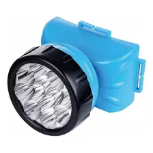 Lanterna De Cabeça 12 Leds Recarregável Dp 781b / Caça Pesca Cor da lanterna Azul/Vermelho Cor da luz Preto Foto mini 4