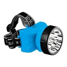 Lanterna De Cabeça 12 Leds Recarregável Dp 781b / Caça Pesca Cor da lanterna Azul/Vermelho Cor da luz Preto Foto mini 1