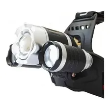 Lanterna De Cabeça Farol Led 10000 Iluminação Lumens Lâmpada Foto mini 1