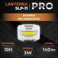 Lanterna De Cabeça Recarregável Led Cob Solver Slp-11 Foto mini 3