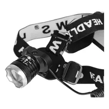 Lanterna Farol Cabeça Recarregável Led T6 Alta Luminosidade Foto mini 4
