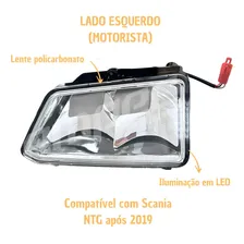 Lanterna Farol Teto Compatível Scania Ntg 2019 Esquerdo Foto mini  2