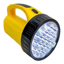Lanterna Holofot Dp1706 Super 19 Leds Bivolt Recarreg Cor da lanterna Amarela Cor da luz Branca Foto mini 1