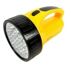 Lanterna Holofot Dp1706 Super 19 Leds Bivolt Recarreg Cor da lanterna Amarela Cor da luz Branca Foto mini 4