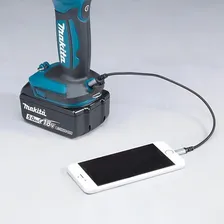 Lanterna Led A Bateria 18v Li-ion C/porta Usb Makita Dml807 Cor da lanterna Azul Foto mini  2