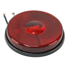 Lanterna Led Carreta Guerra Bivolt Vermelho 85mm Foto  mini 1