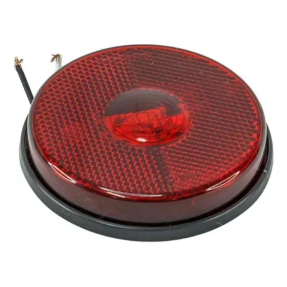 Lanterna Led Carreta Guerra Bivolt Vermelho 85mm Foto 1