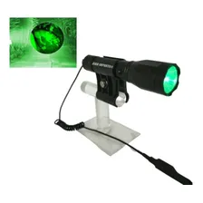 Lanterna Led Luz Verde Caça Pesca Tática Foto mini  2