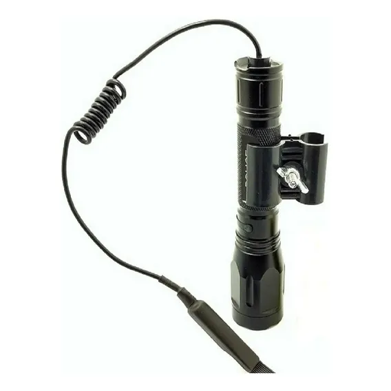 Lanterna Led Luz Verde Caça Pesca Tática Foto 1