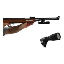 Lanterna Led Luz Verde Caça Pesca Tática Foto mini 4