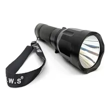Lanterna Led Luz Verde P/ Caça Pesca Tática Foco Jws Ws-533q Lanterna Preto Foto mini  2
