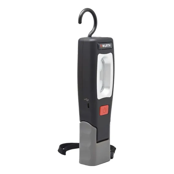 Lanterna Led Recarregável Compact Wurth Wurth Lanterna Preto Luz Branco Foto 1