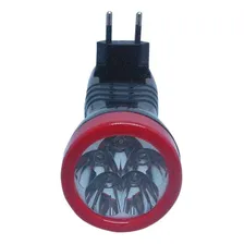 Lanterna Led Recarregável Longa Duração 5 Led Bivolt 9mu Eda Cor da lanterna Preto Cor da luz Branco Foto mini 4