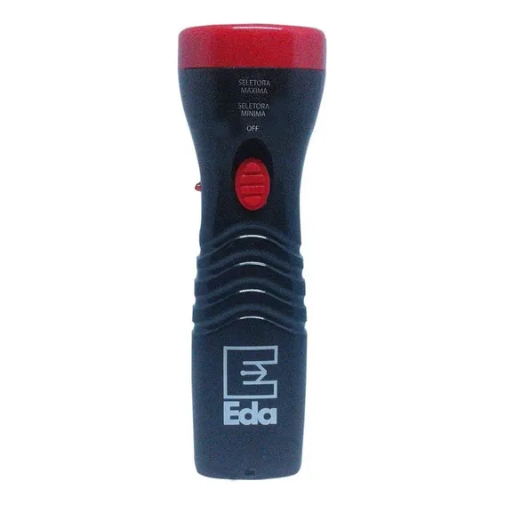Lanterna Led Recarregável Longa Duração 5 Led Bivolt 9mu Eda Cor da lanterna Preto Cor da luz Branco Foto 1