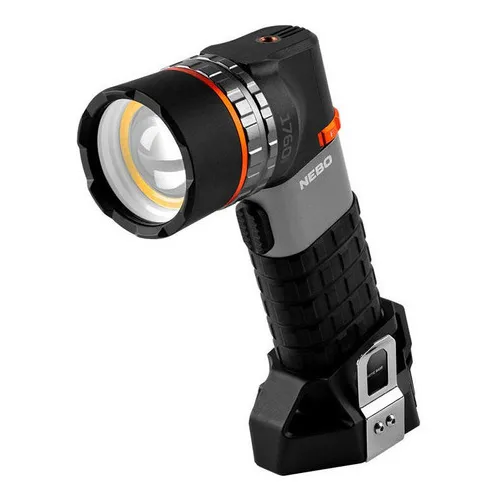 Lanterna LED recarregável Nebo Luxtreme Sl100 Lanterna de 1 milha Cor da lanterna preta Cor da luz branca Foto 1