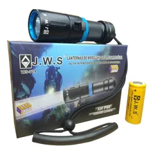 Lanterna Led T6 Mergulho Profissional 100% Prova D'agua Jyx Cor da luz Branca Foto mini 1