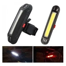 Lanterna Led Traseira 2 Cores Bike Sinalizador Usb 5 Modos Foto mini 4